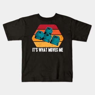 Funny Video Games WASD It's What Moves Me Vintage PC Gamer Kids T-Shirt